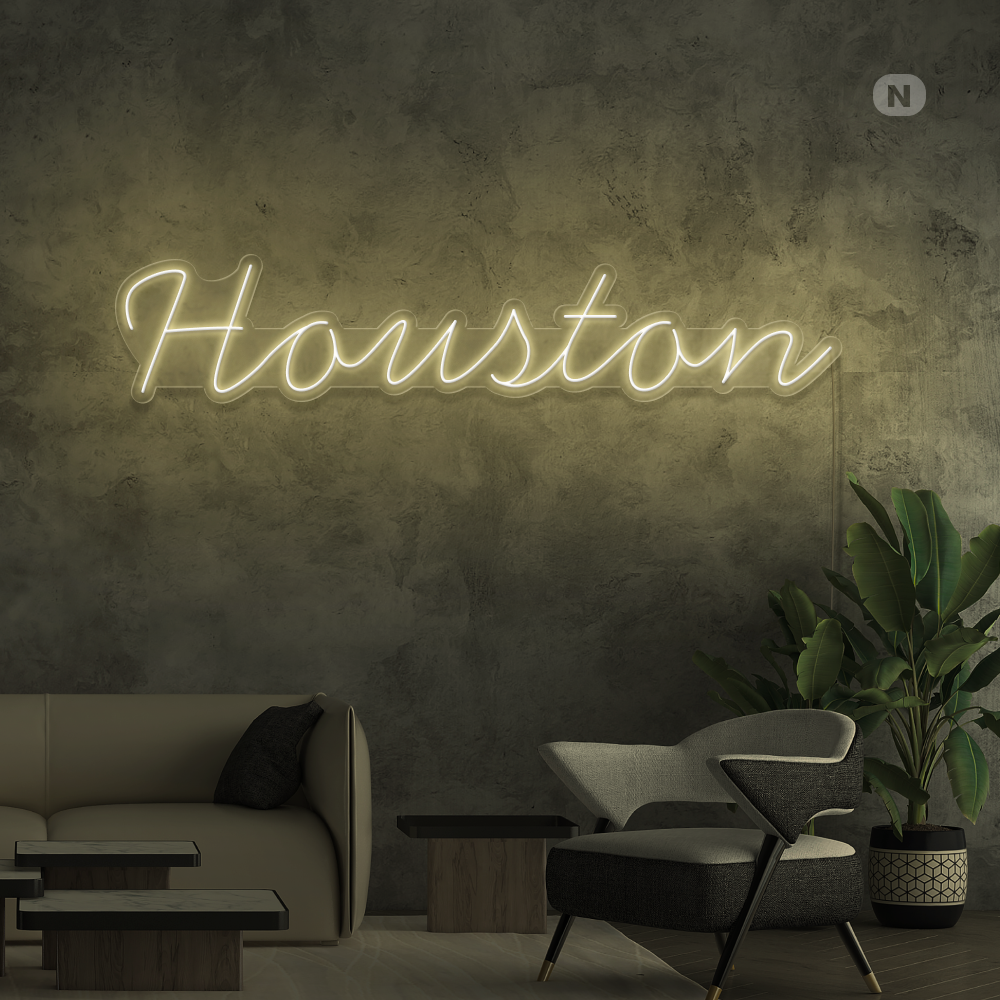 Neon sign Houston