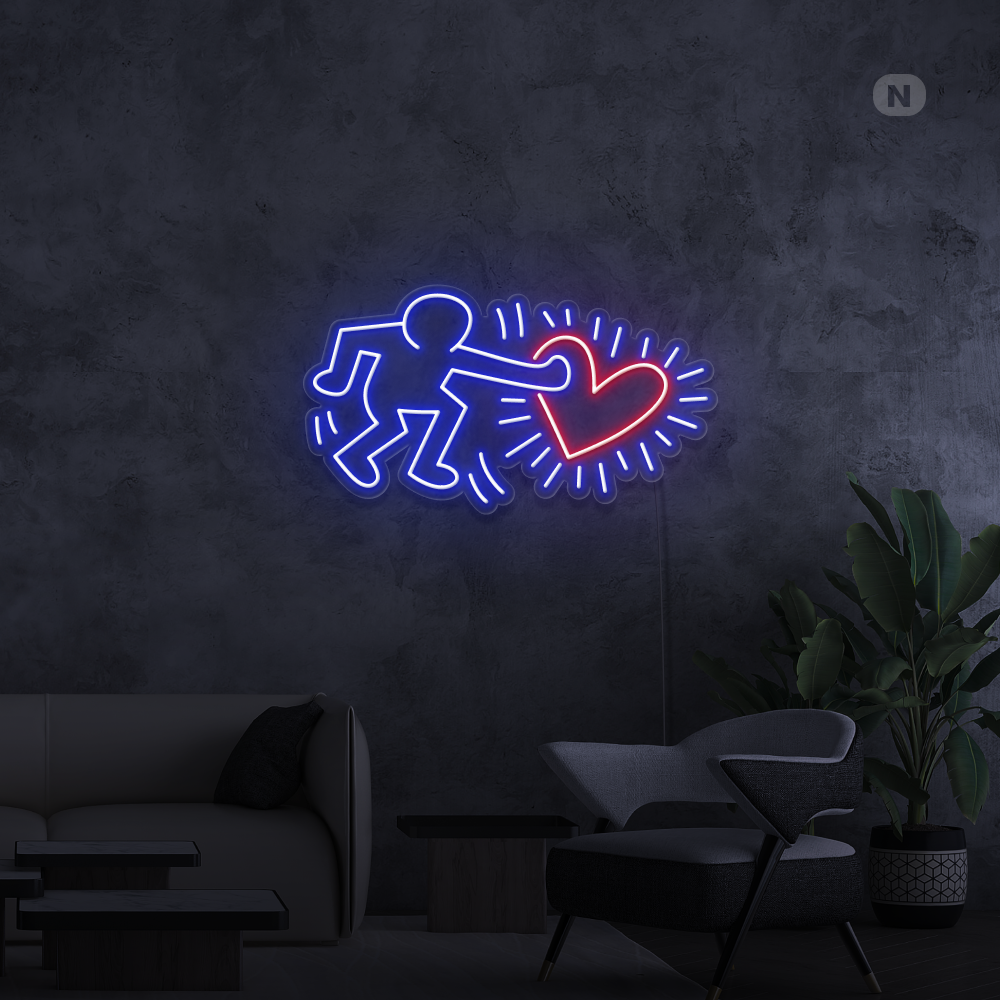 Neon Sign Send Love Art