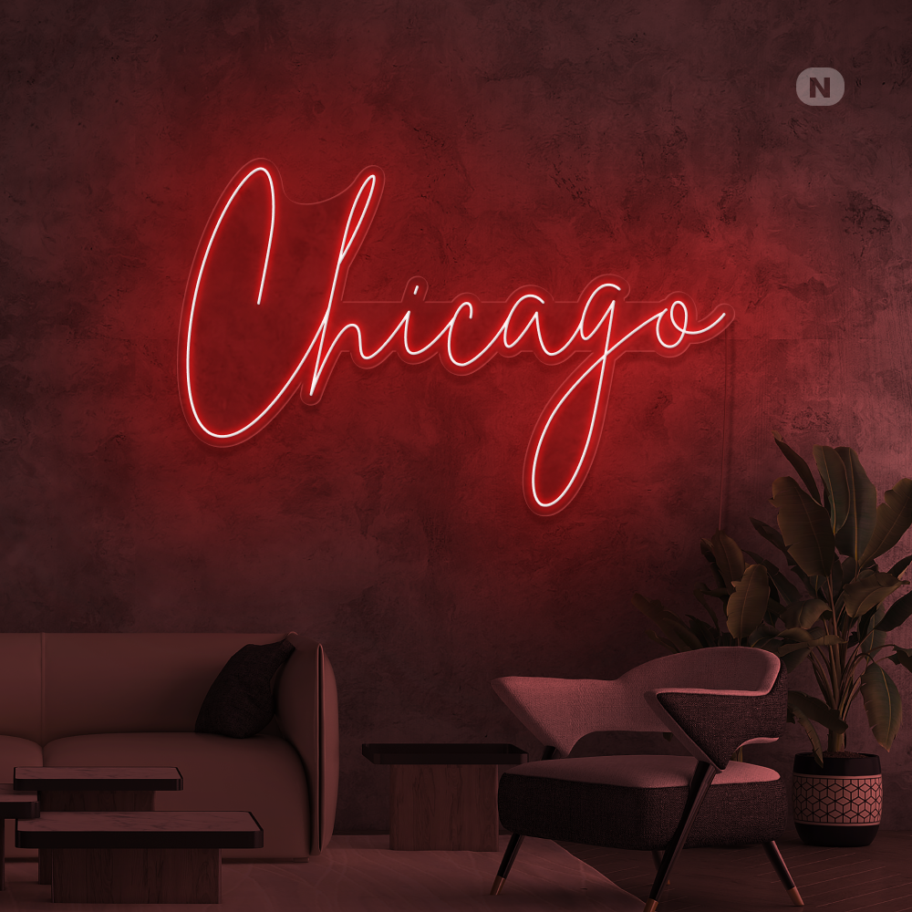 Neon sign Chicago
