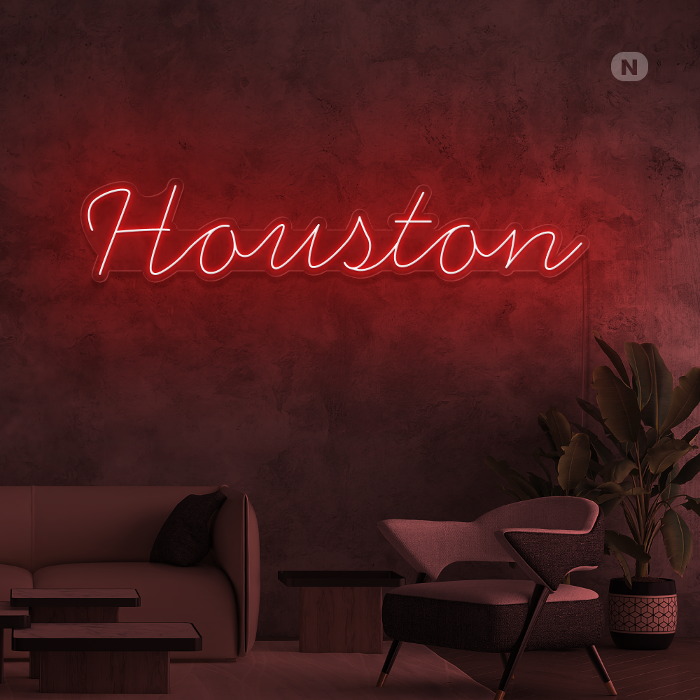 Neon sign Houston