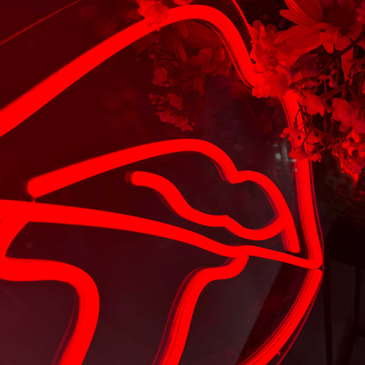 Neon Sign Caustic Lip