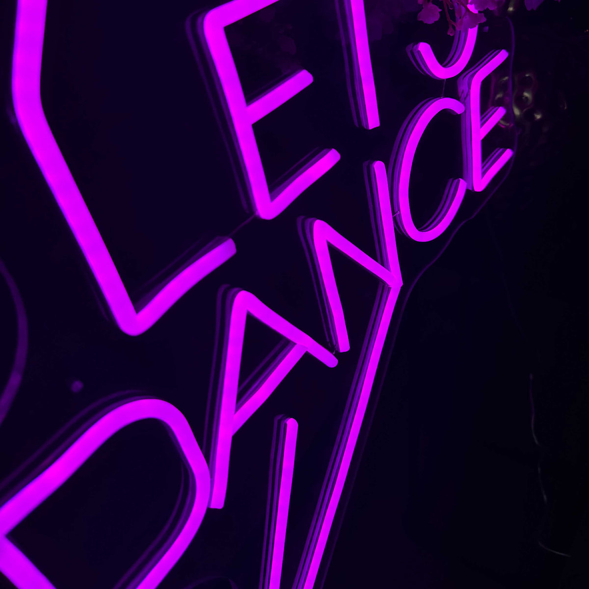 Neon Sign Let's Dance