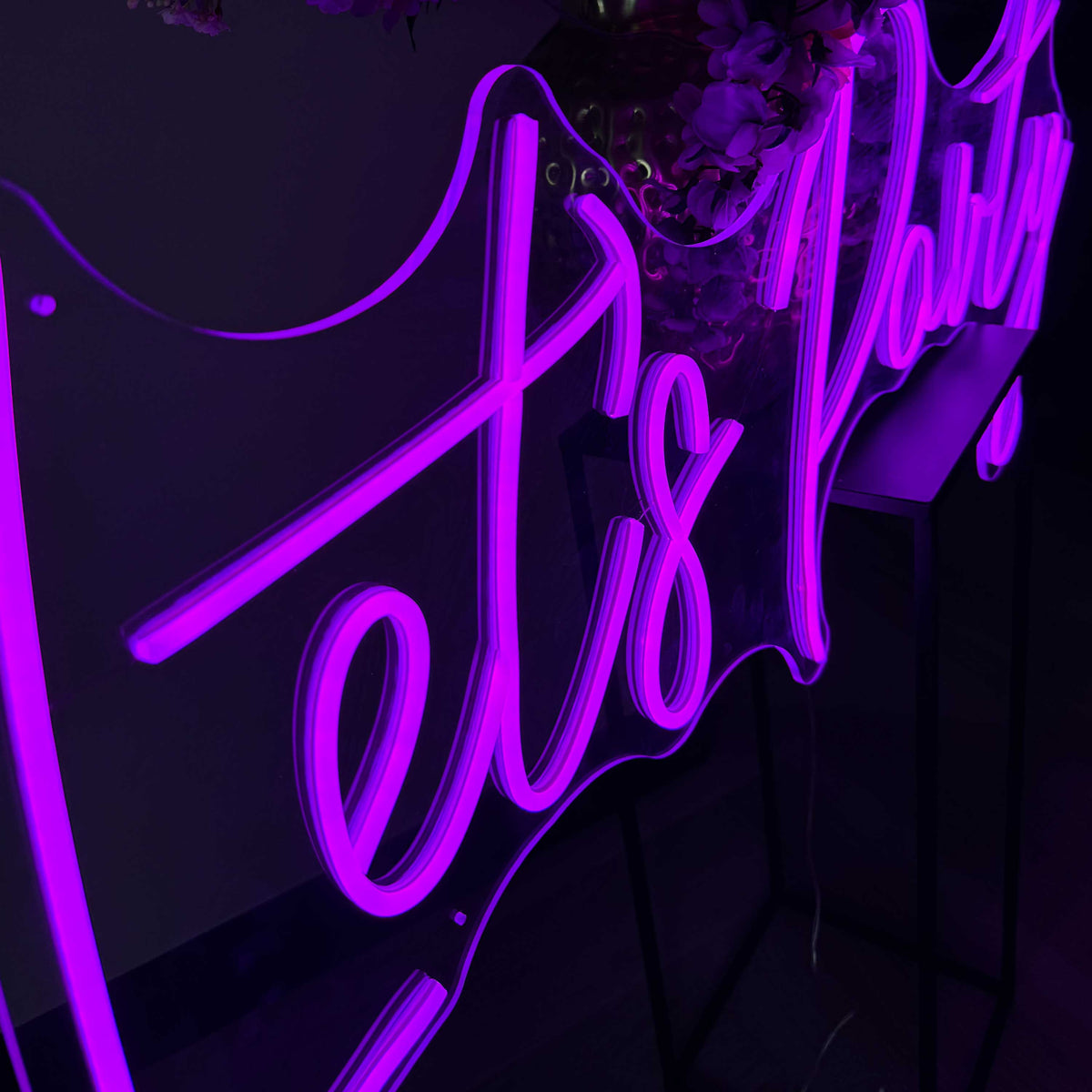 Neon Sign Lets Party