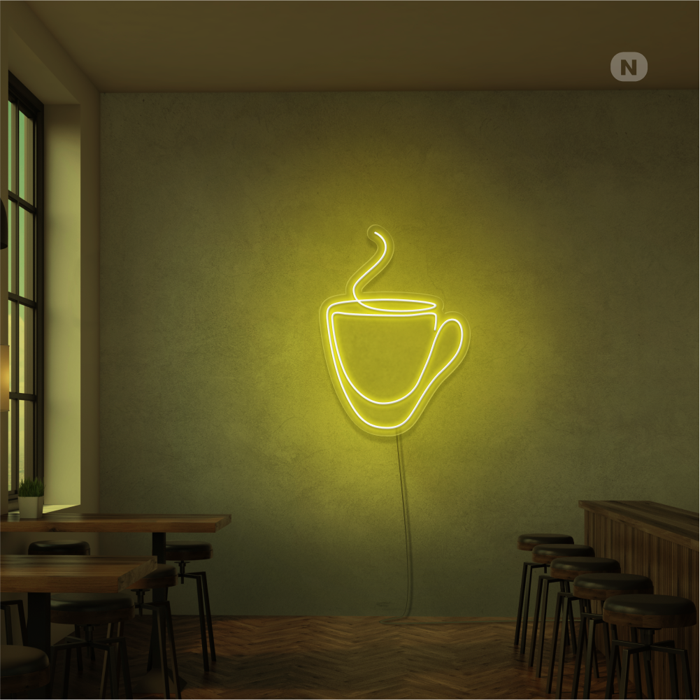 Neon Sign Coffe Mug