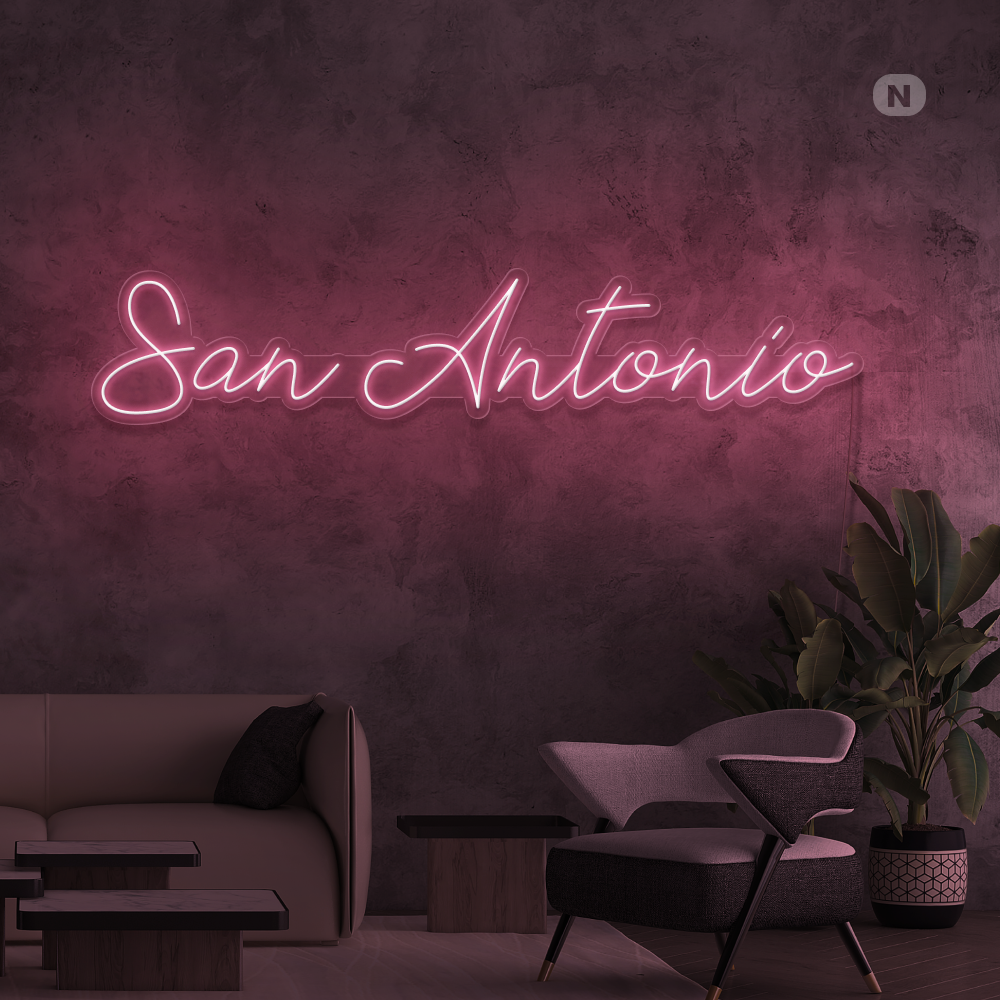 Neon sign San Antonio