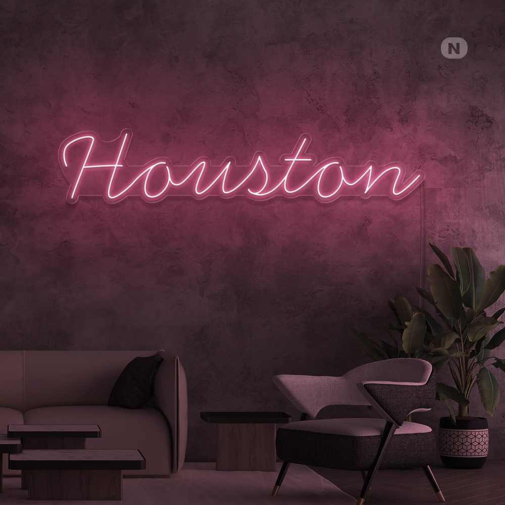 Neon sign Houston