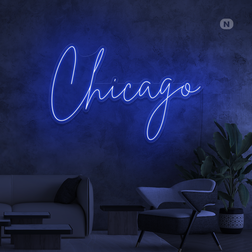 Neon sign Chicago