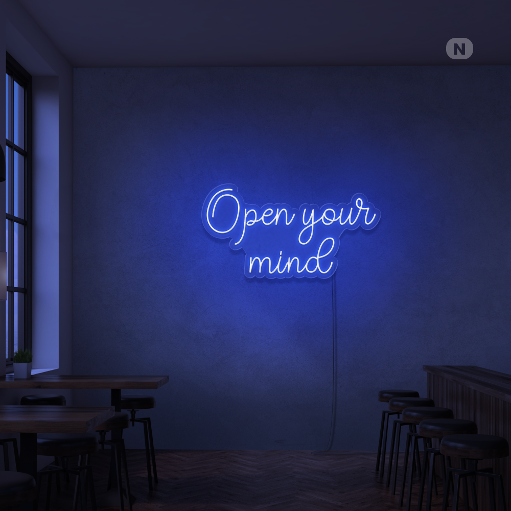Neon Sign Open your mind