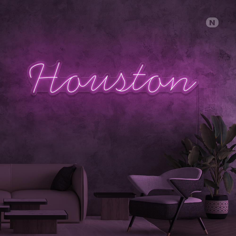 Neon sign Houston