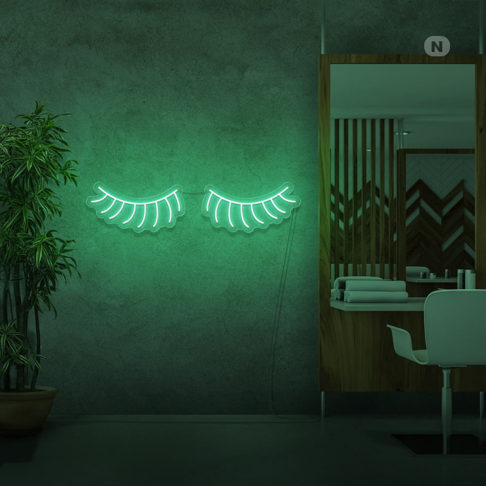 Neon Sign Eyelashes