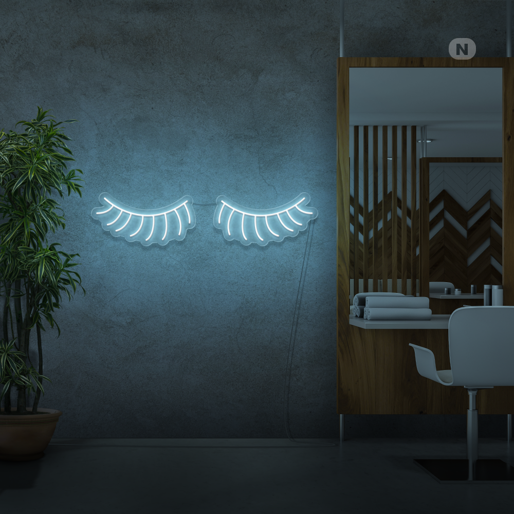 Neon Sign Eyelashes