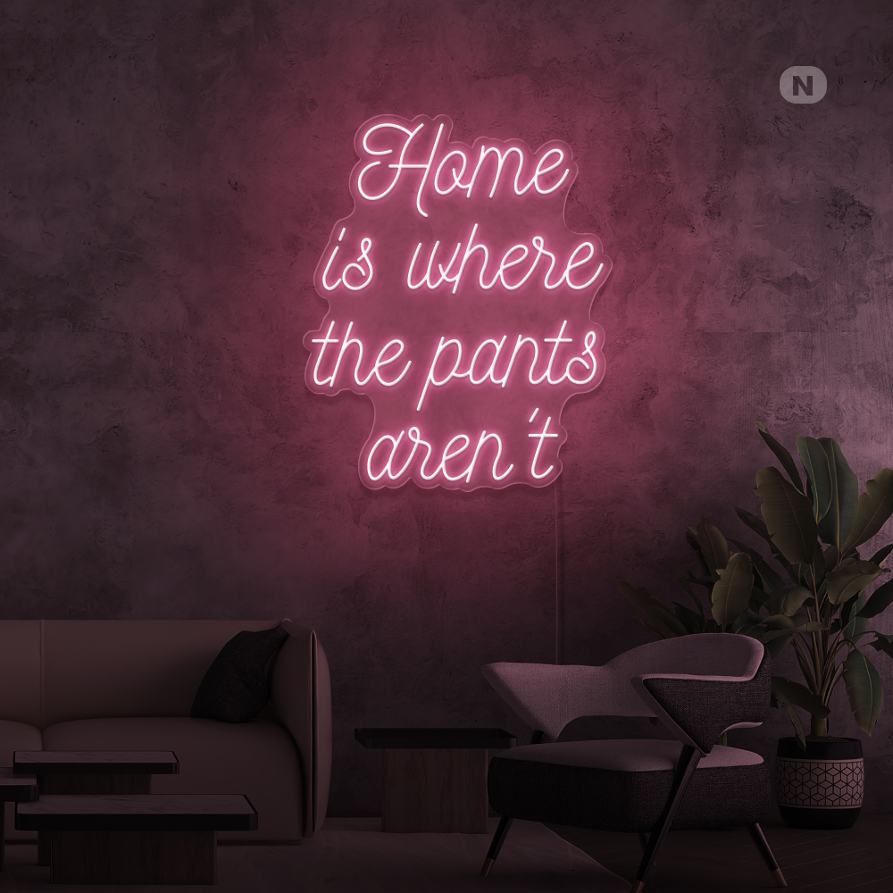 Neon Sign Quote Home
