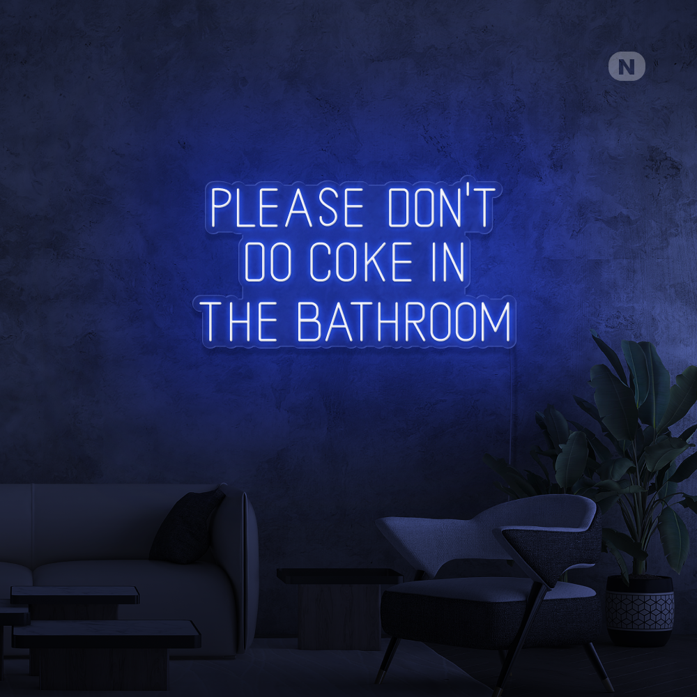 Neon Sign Bathroom