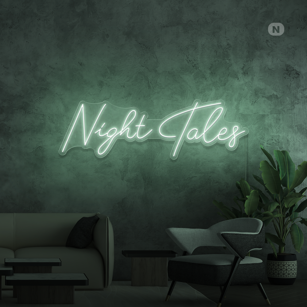 Neon Sign Night Tales