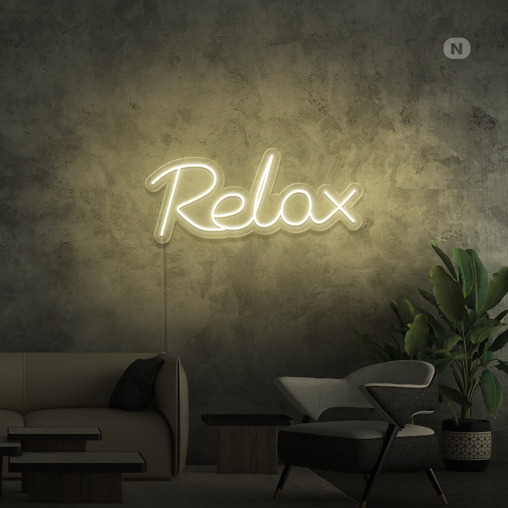 Neon Sign Relax